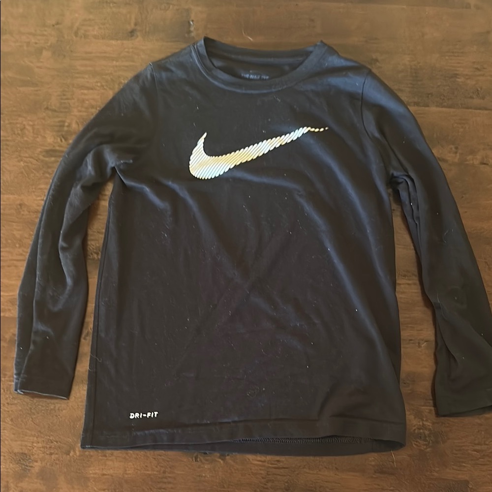 Nike Black Long Sleeve Performance Tee